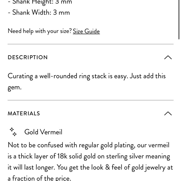 MEJURI Round Gemstone Stacker Ring 💎 - Picture 10 of 10